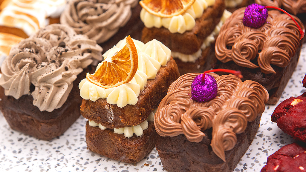 A selection of cakes on offer at the bakehouse