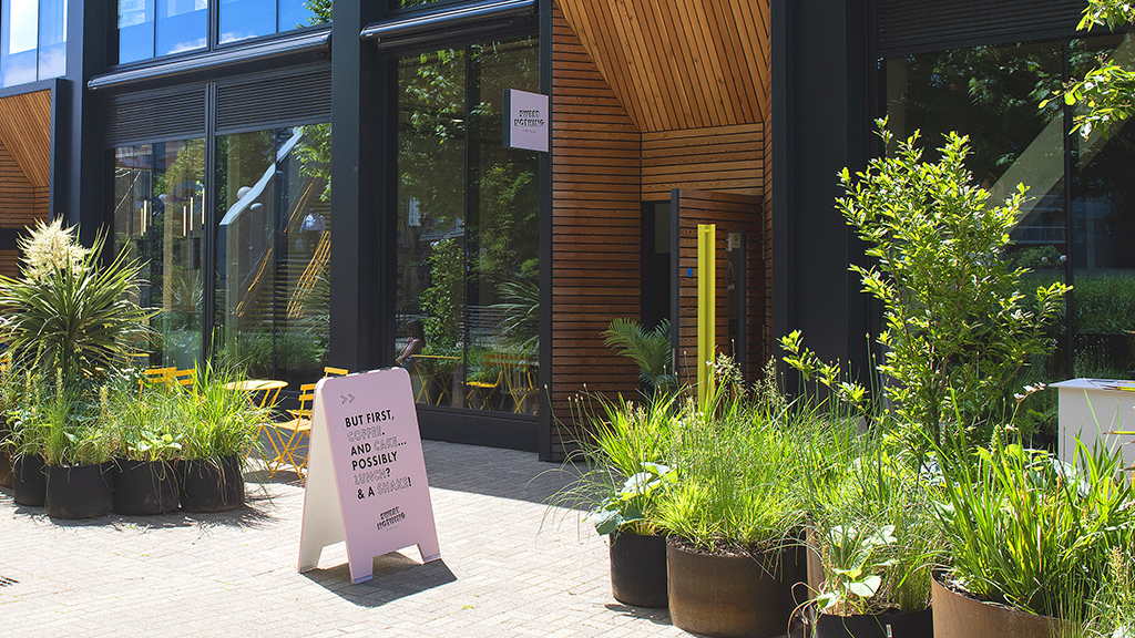 Outdoor space at Sweet Nothing Bakehouse