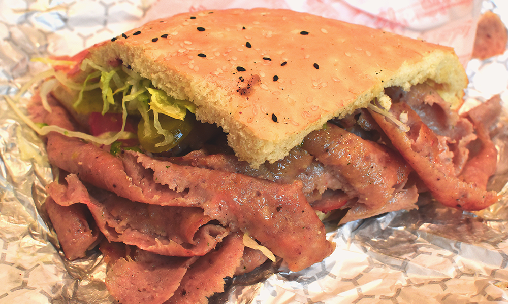 An Original German Doner Kebab from the Canary Wharf branch