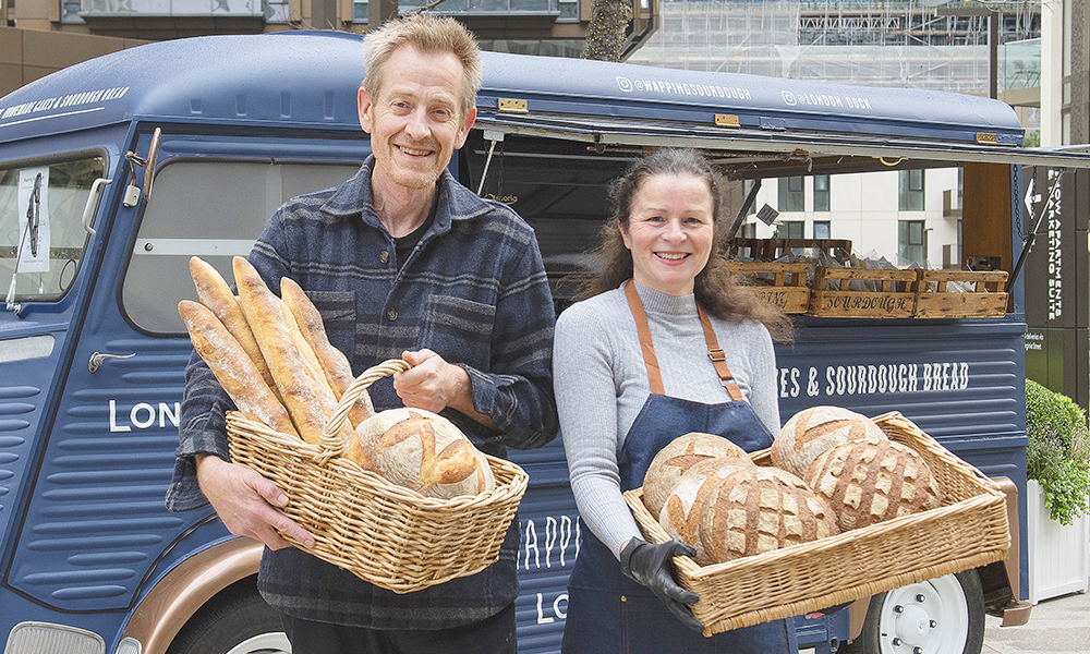 Robin Weekes and Clare Kelly of Wapping Sourdough