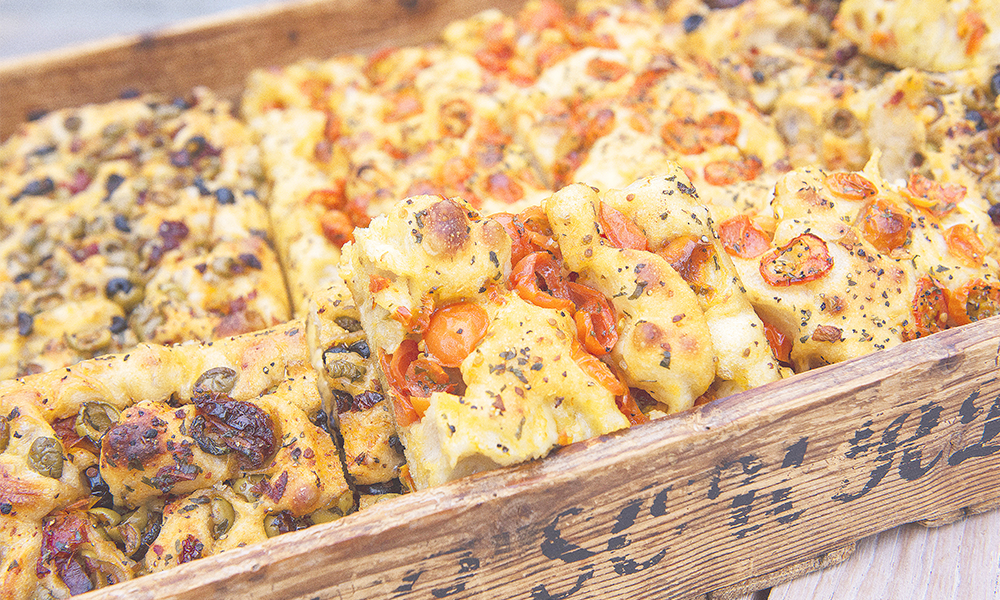 Wapping Sourdough's focaccia