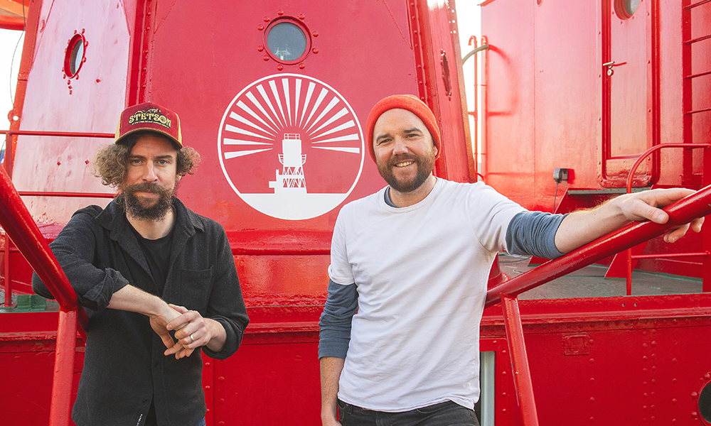 Giles Barrett, left, and Dave Holmes of Lightship95