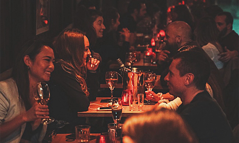 Guests at Bluethroat in Deptford Market Yard