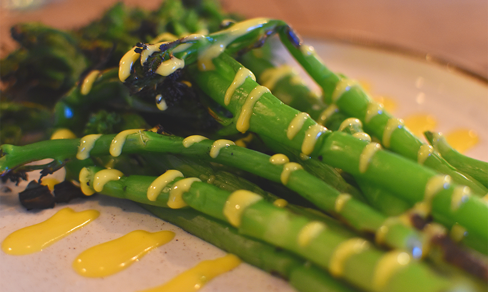 Stem broccoli with lemon dressing at Humble Grape (£8)