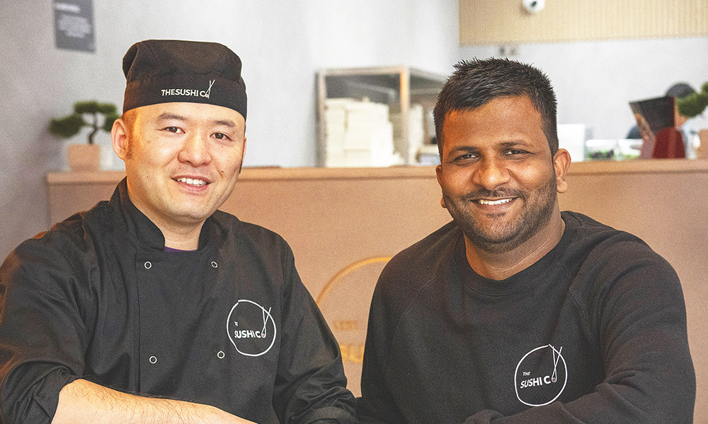 Peng Zheng and Sam Reddy of The Sushi Co
