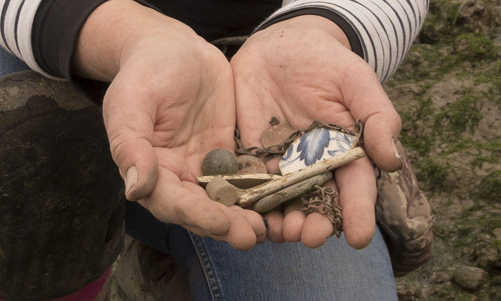 Treasures rescued from the mud -