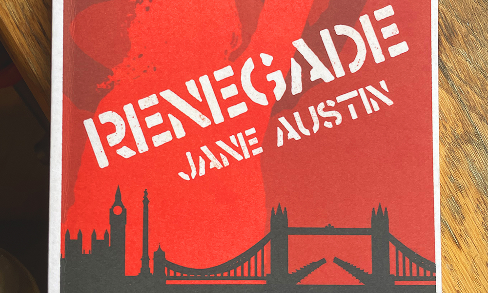 Detail from the cover of Jane's lates novel Renegade