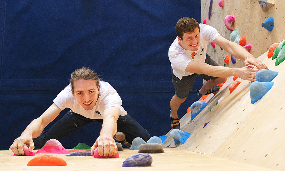 Conor Skillbeck, left, and James Skinner of Rise Climbing