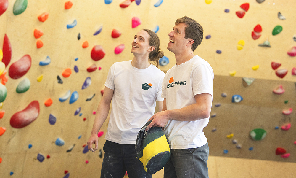 Conor and James recently opened the wall in Canning Town