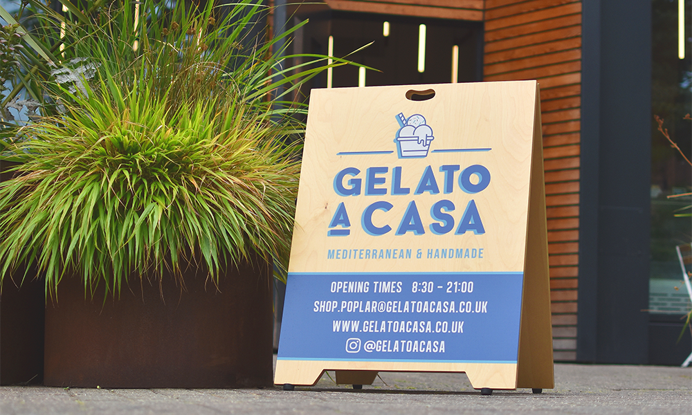 Gelato A Casa is located at Republic near East India DLR