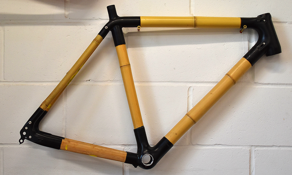 A lugged frame from the Bamboo Bicycle Club