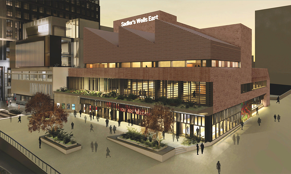 An artist's impression of Sadler's Wells East in Stratford