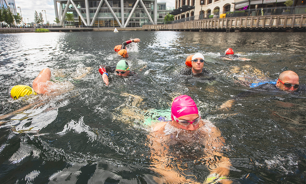 Swimmers can opt for loops of 300m, 500m or 600m