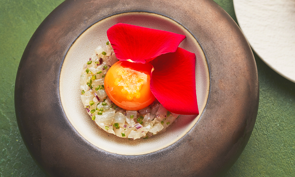 Cobia tartare at M restuarant