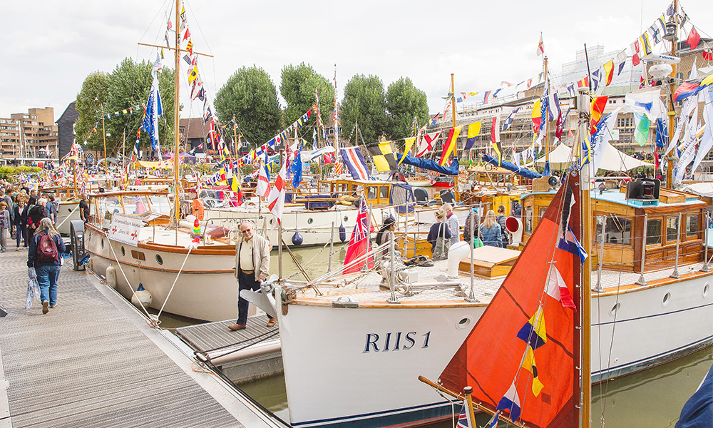 The Classic Boat Festival at St Katharine Docks