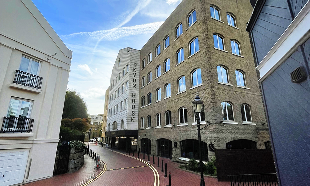 Northeastern University London is based at Devon House in St Katharine Docks