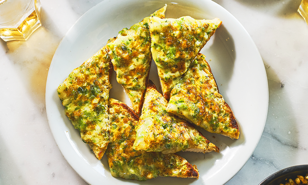 Chilli Cheese Toast, £5.70 at Dishoom Canary Wharf