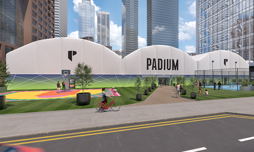 Padel Tennis at Padium - Canary Wharf