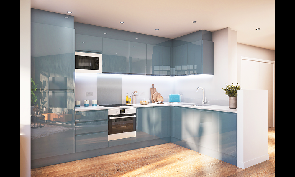 A kitchen at SO Resi Canning Town