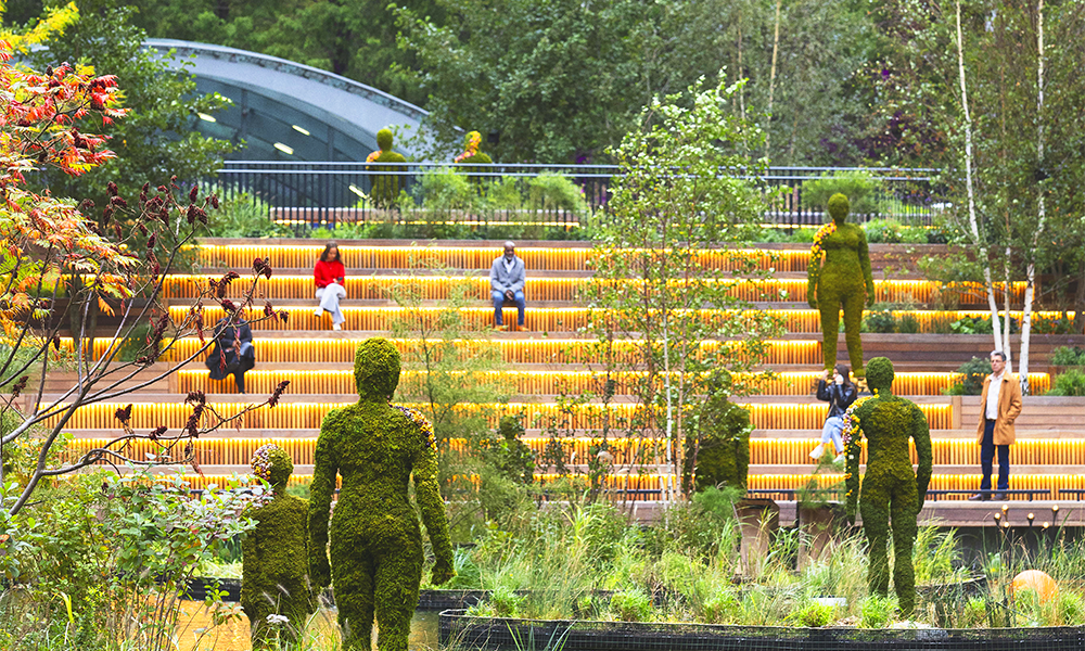 Image shows Eden Dock at Canary Wharf