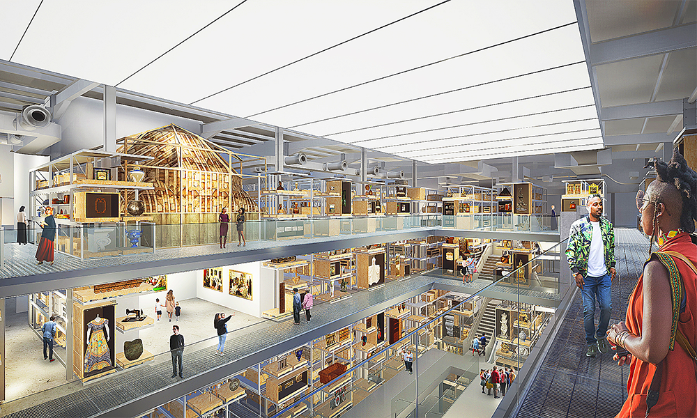 An artist's impression of V&A East Storehouse - image Diller Scofidio + Renfro