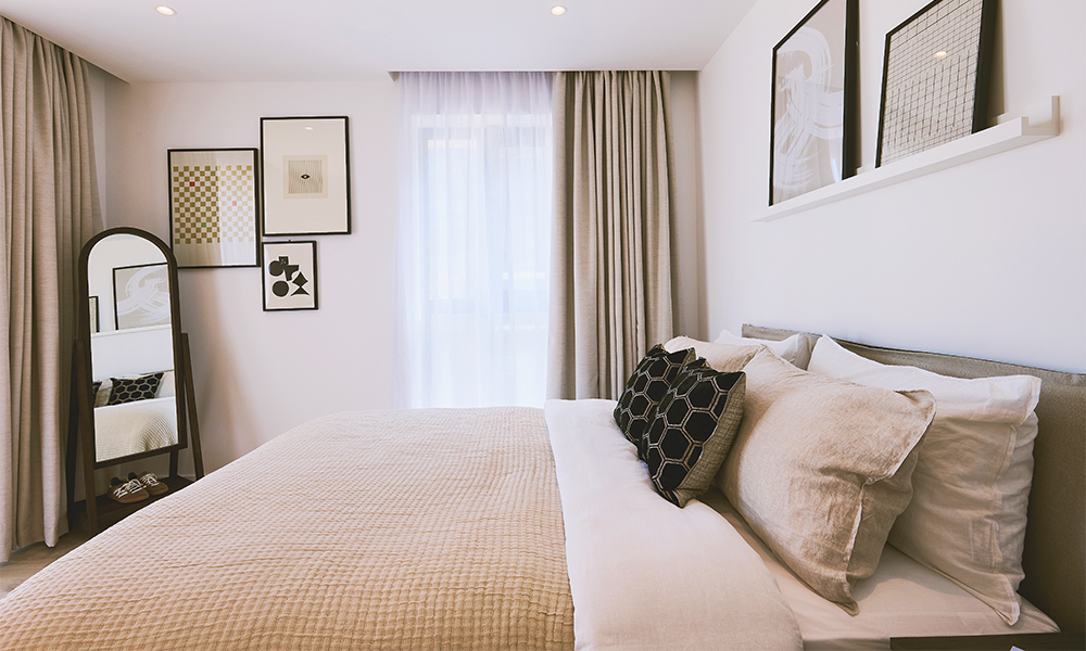 Apartments at Alma feature bedrooms designed to cater for tenants who are sharing the property