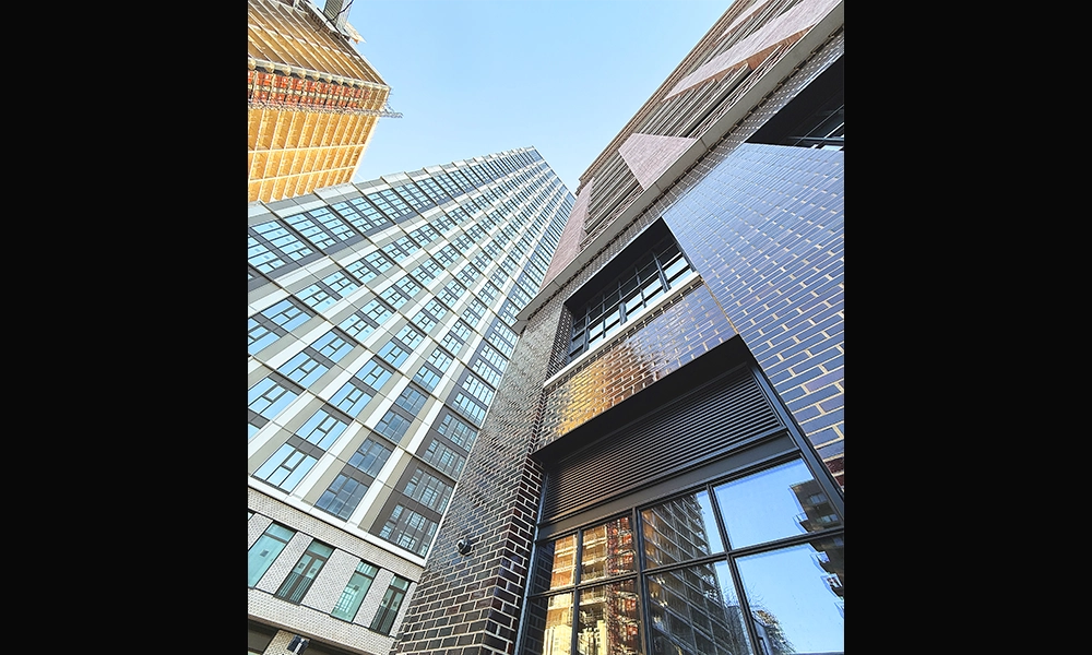 8 Harbord Square, right, is set to be home to 10 businesses on its lower levels