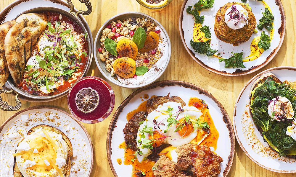 Expect tables filled with East Med dishes at Brother Marcus - image by Brother Marcus
