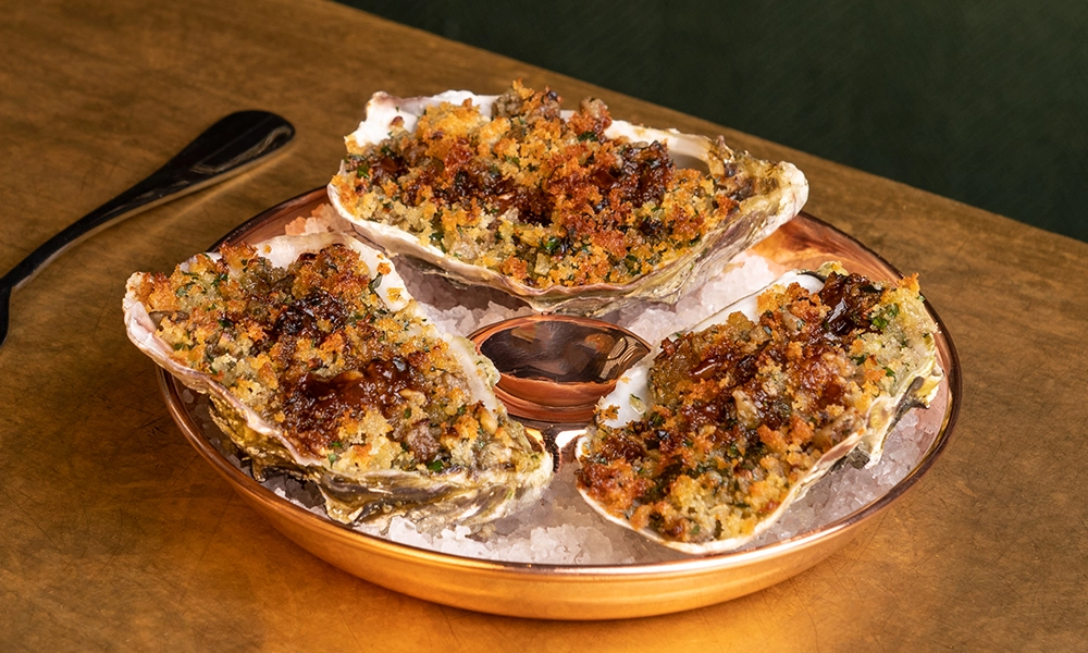 Oysters at Hawksmoor