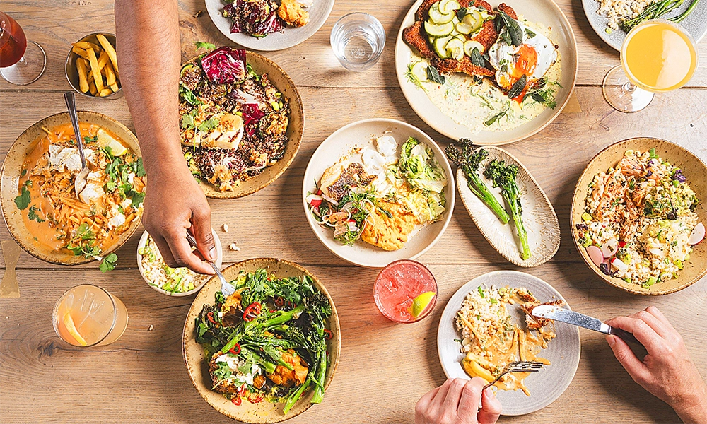 Food at Caravan - image by Canary Wharf Group