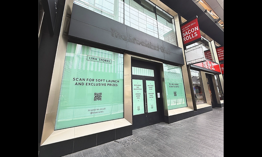 Lina Stores is set to open at Crossrail Place in Canary Wharf - image by Jon Massey