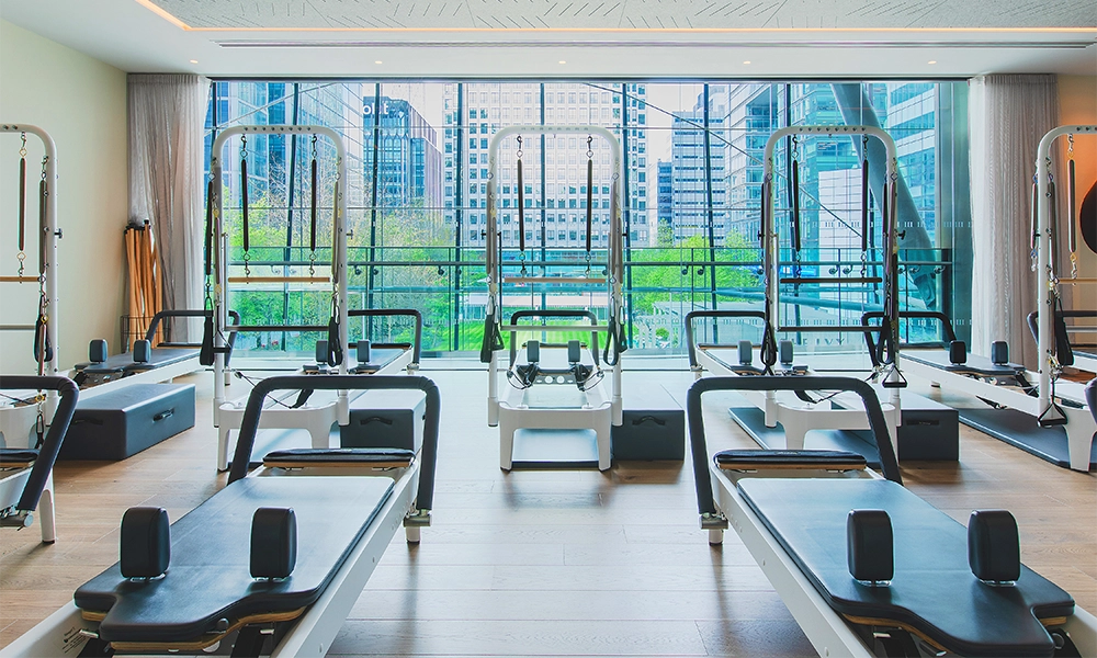 The newly opened Reformer Pilates studio in the Canary Wharf club - image by Third Space