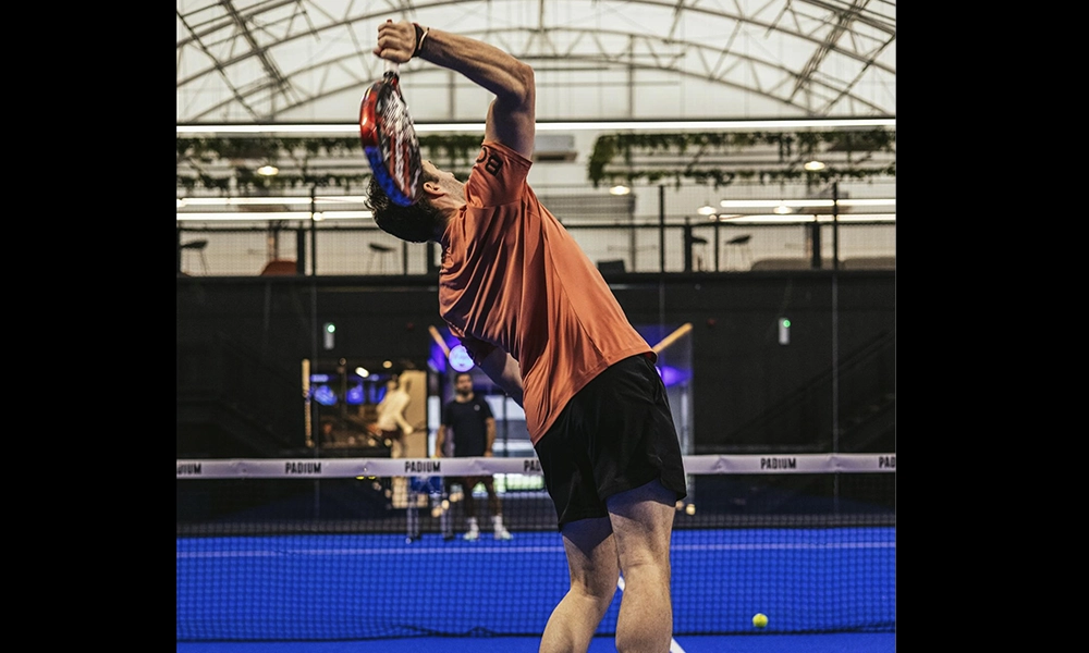 Padium in Bank Street Park is set to run social events and introductory sessions in June as part of Wharf Wellness - image by Padium