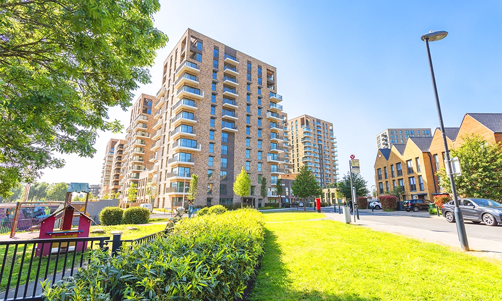 The Kidbrooke Village project will see 5,400 homes built on the site of the Ferrier Estate in south-east London - image by L&Q