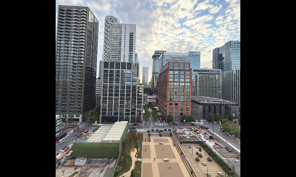 The view from Jon's room at Vertus Edit - image by Jon Massey