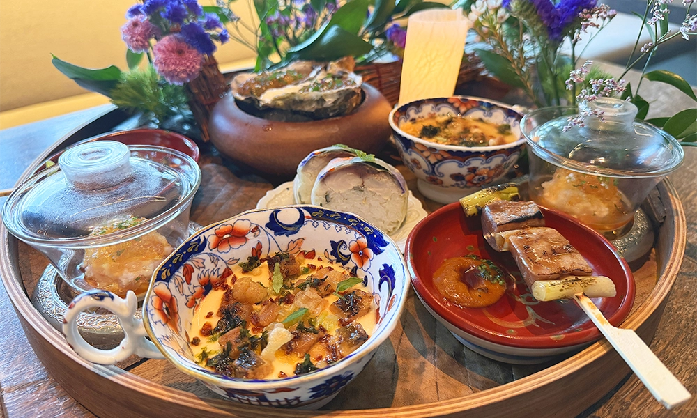 The platter of starters at Kokin - image by Jon Massey