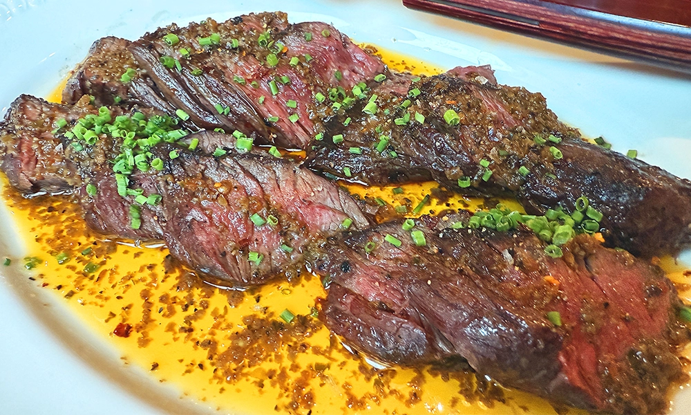 The rich, juicy onglet - image by Jon Massey