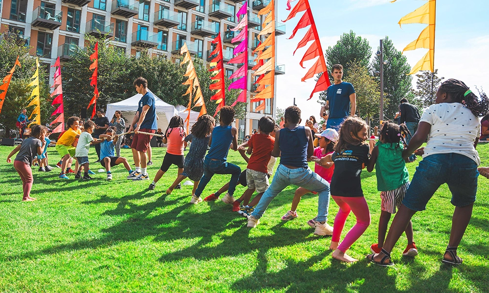 Royal Wharf Summer Fete 2025 is taking place on June 28, 2025 - image by Ballymore / Oxley
