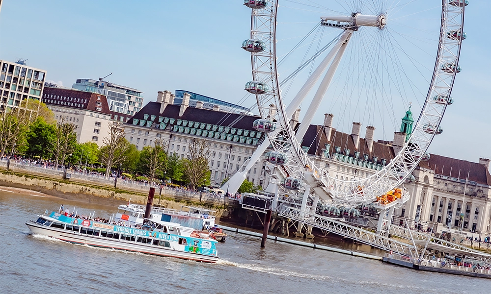 The tour lasts 45 minutes and takes in the major London sights along the river - image by Terrible Thames