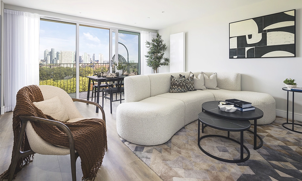 A show home at Neptune Wharf in Deptford - image by Galliard Homes