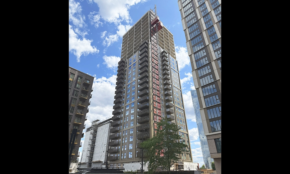 The latest tranche of affordable housing in Canary Wharf will be completed next year - image by Jon Massey