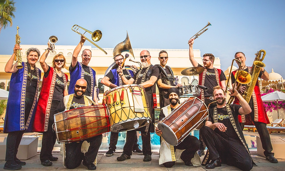 Bollywood Brass are set to play the parade and festival - image by Woolwich Works