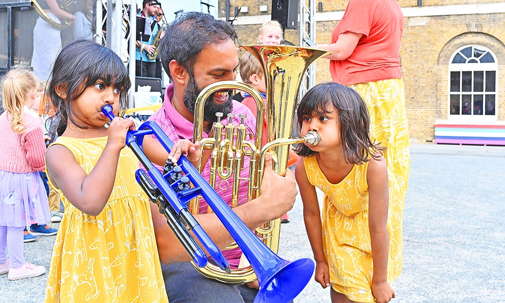 Blow And Blast will give anyone with a horn the chance to perform on the Brassworks stage - image supplied by Woolwich Works