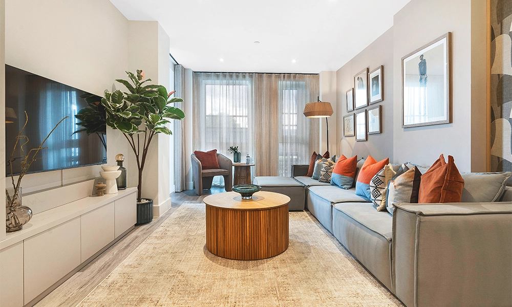 A show home interior at Stories Wharf - image by Hyde New Homes