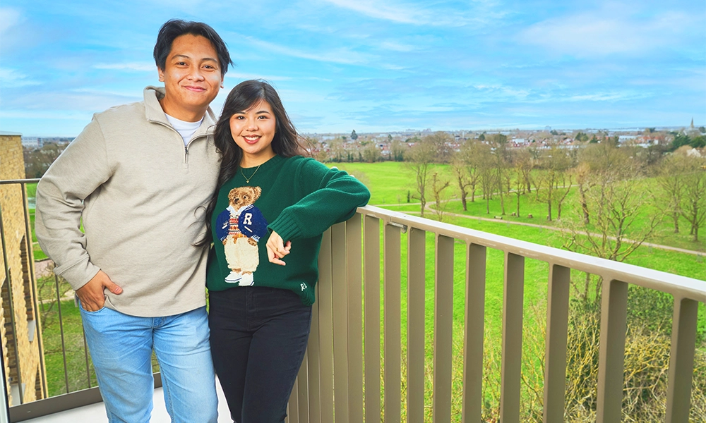 Lodel and Suzanne are excited to be exploring the area around their new home - image by The Hill Group
