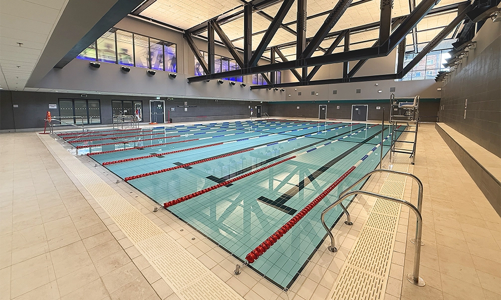 The newly built pool at Canada Water Leisure Centre - image by Jon Massey / Wharf Life