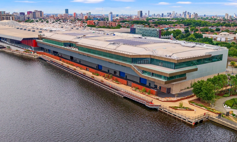 Excel London's expansion massively expands the venue to the east - image by Excel London