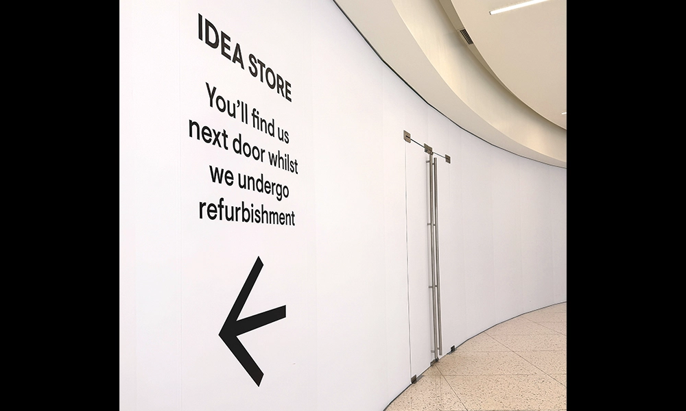Idea Store Canary Wharf is currently undergoing a full refurbishment - image by Jon Massey / Wharf Life