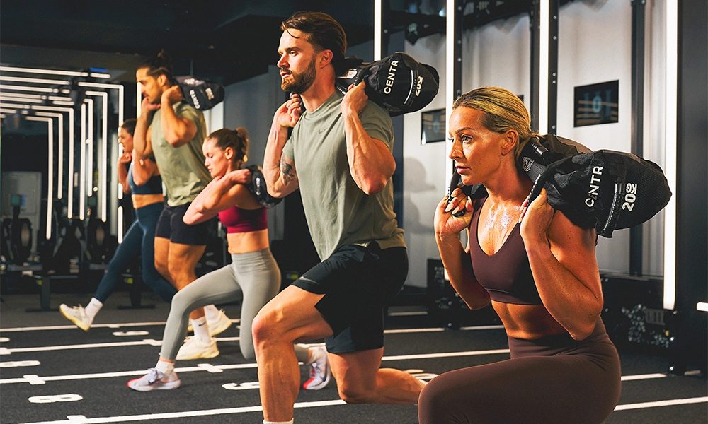 The Hyrox Training Space at Third Space Canary Wharf has facilities for members to train all the challenges they will face in a full race - image by John Payne