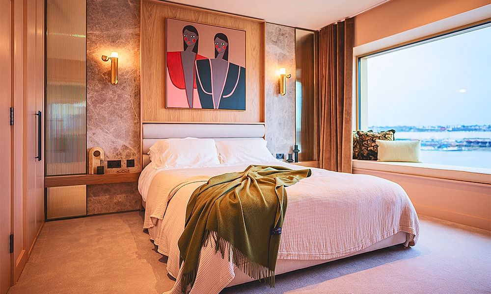A show home interior at Riverscape - image supplied by Ballymore